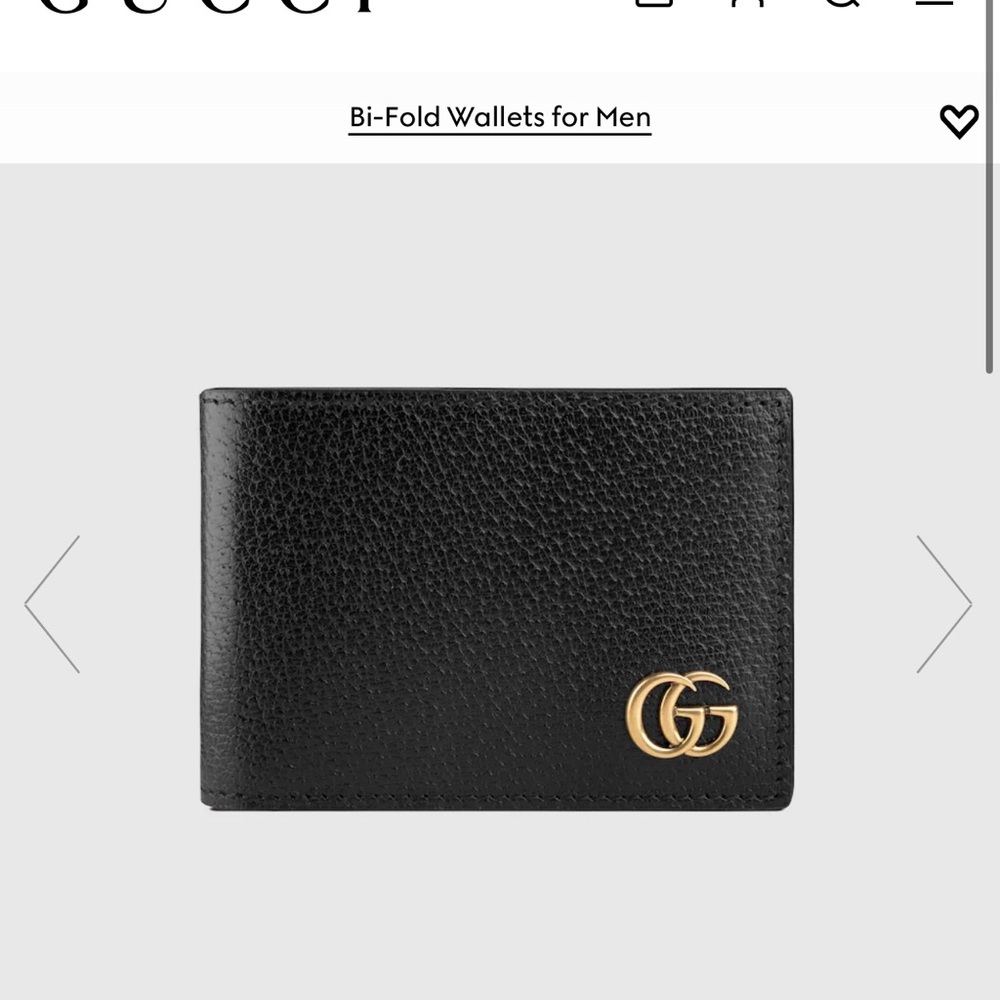 Gucci Black and Gold Key Card Holder